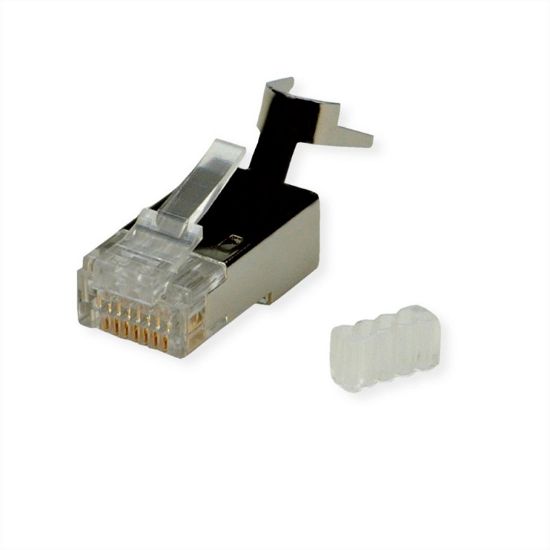 Εικόνα της ΒΥΣΜΑ RJ45 CAT6 STP 10 TEM With insert Μονόκλωνη (Solid)