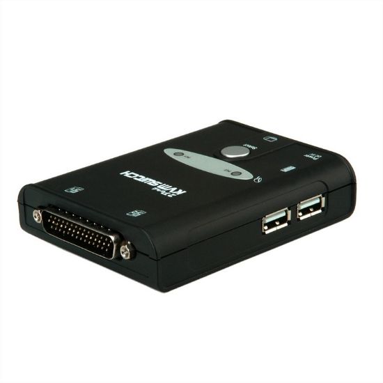 Εικόνα της KVM 2PORT HDMI/USB ΜΕ ΗΧΟ  ΕΝΣΩΜ.ΚΑΛΩΔΙΑ