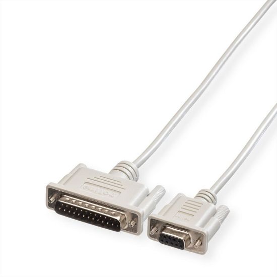 Εικόνα της serial printer cable DB25M - DB9F 3m