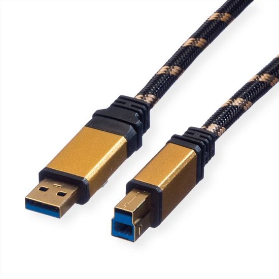Εικόνα της USB cable type A-B V.3.0 3.0 m GOLD
