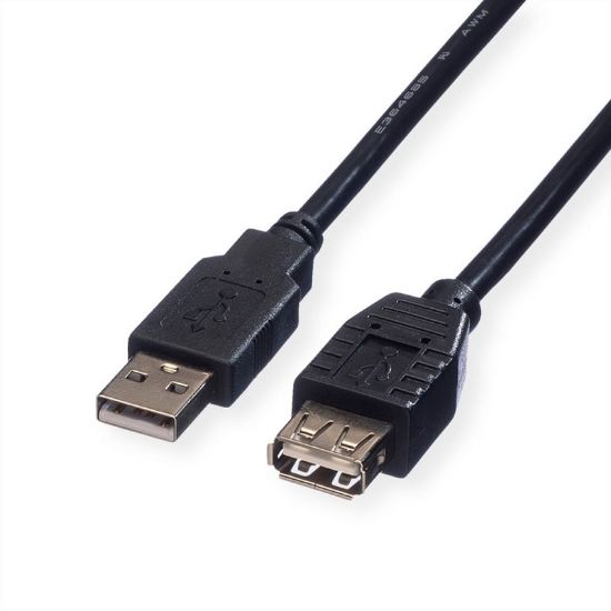 Εικόνα της USB cable type A-A M/F V. 2.0   1.8 m