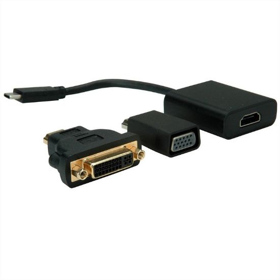 Εικόνα της ADAPTER Type-C male to VGA or HDMI or DVI female
