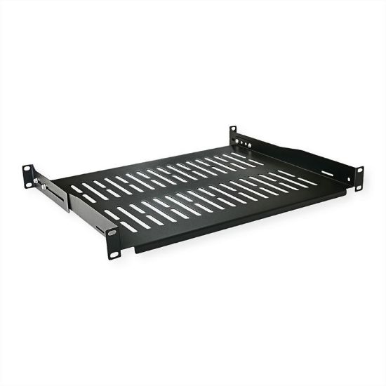 Εικόνα της Ραφι 1Uγια rack με βαθος 60cm 25Kgr L= 35,00cm+brackets RAL9005