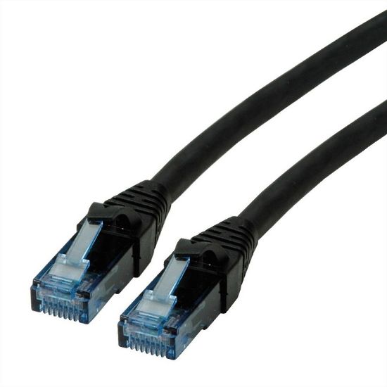 Εικόνα της UTP 2m Cat6a Μαυρο Component level LSOH snagless