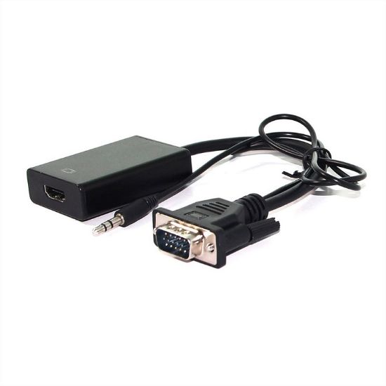 Εικόνα της CONVERTER VGA+AUDIO TO HDMI ΟΘΟΝΗ(με καλωδιο ηχου)