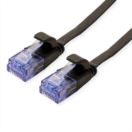 Εικόνα της UTP 0.5m Cat6a Μαυρο extra-flat