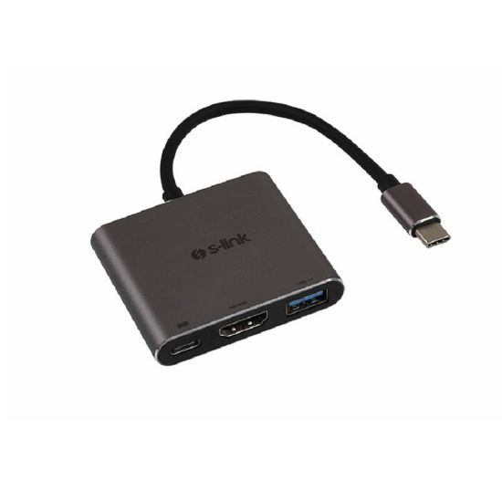 Εικόνα της DOCKING STATION TYPE-C to 4K/HDMI, 1xUSB3.0 ,1x TYPE-C PD