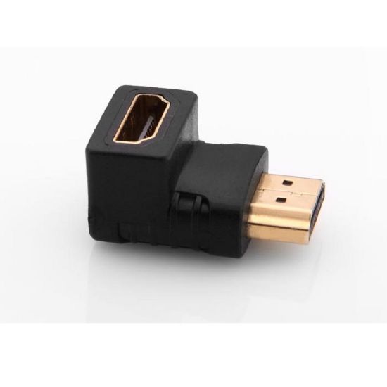 Εικόνα της ADAPTER HDMI M/F 90΄¨ ΚΑΤΩ