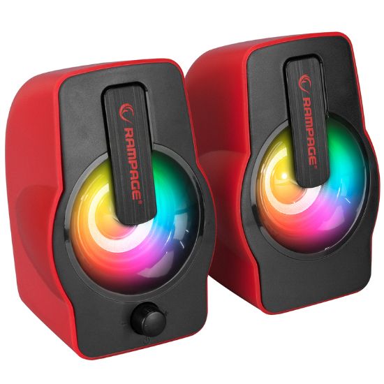 Εικόνα της ΗΧΕΙΑ Η/Υ 6W RMS, Red Led Multimedia Gaming USB powered