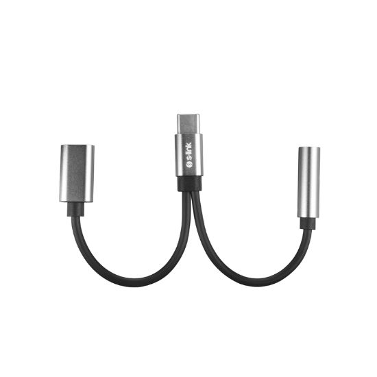 Εικόνα της ADAPTER USB Type-C male to 3.5 jack+TypeC