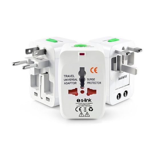 Εικόνα της Universal Travel Adapter White