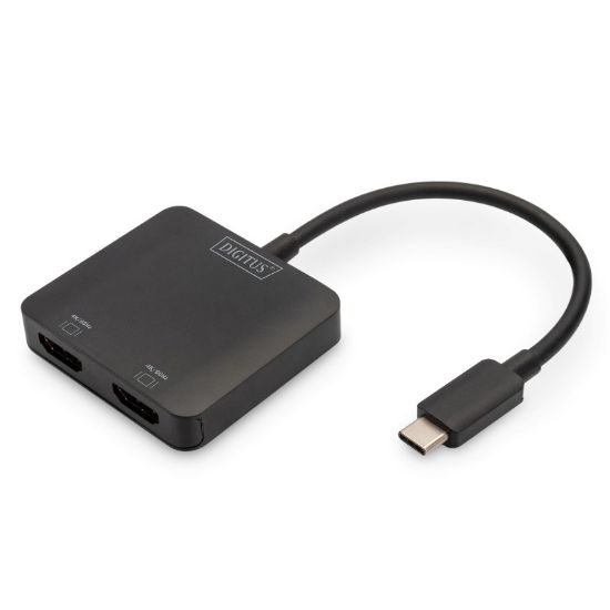 Εικόνα της USB-C to HDMI dual monitor MST female adapter 4K