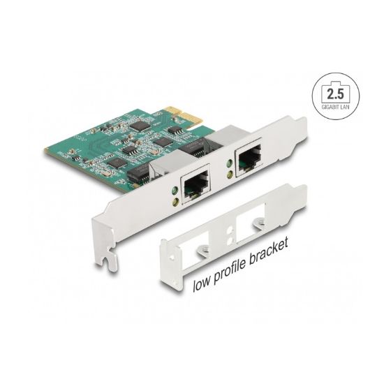 Εικόνα της PCI EXPRESS ΔΙΚΤΥΟΥ 2x 2.5Gbps + L.P (RTL8125B)