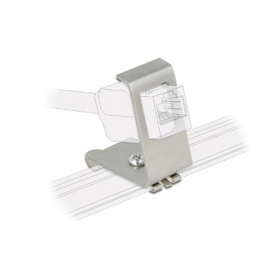 Εικόνα της Keystone Metal Mounting 1 Port for DIN rail