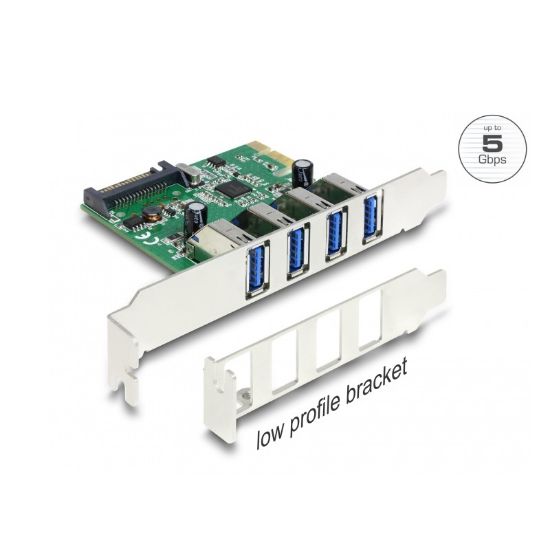 Εικόνα της PCI EXP USB 3.0 4 PORT + LP