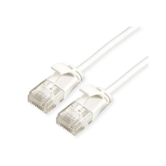 Εικόνα της UTP 1m Cat6a Λευκό Slim LSZH