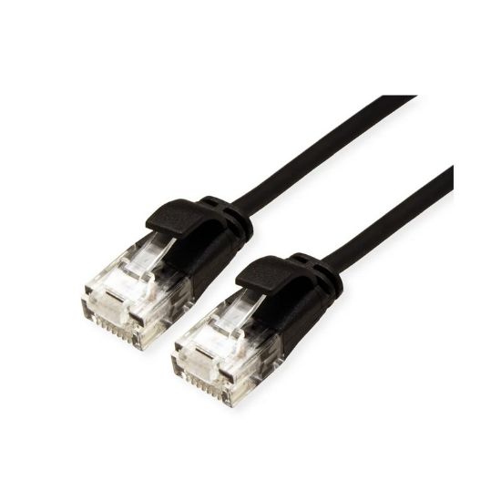 Εικόνα της UTP 0.15m Cat6a Μαυρο Slim LSZH
