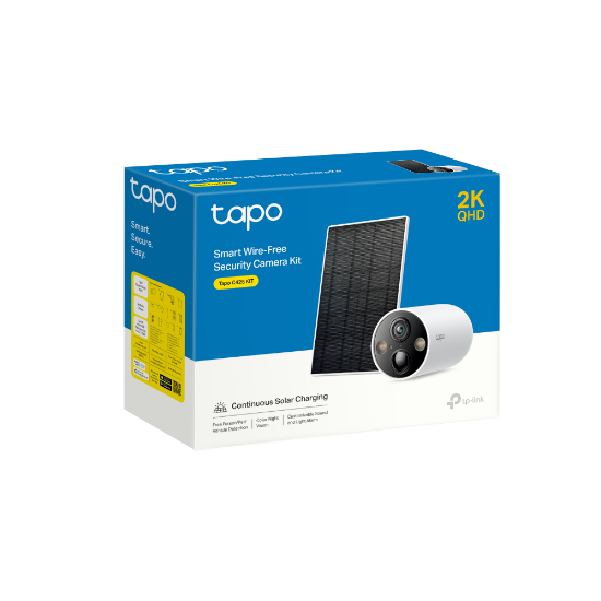 Εικόνα της Camera Smart Wire-Free Outdoor  (2560x1440), 10000mAh battery &Solar Panel