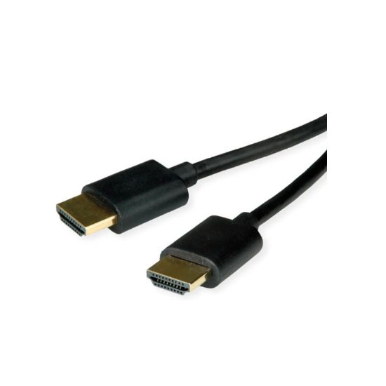 Εικόνα της καλώδιο HDMI 2m high speed Slim 3840x2160@60Hz