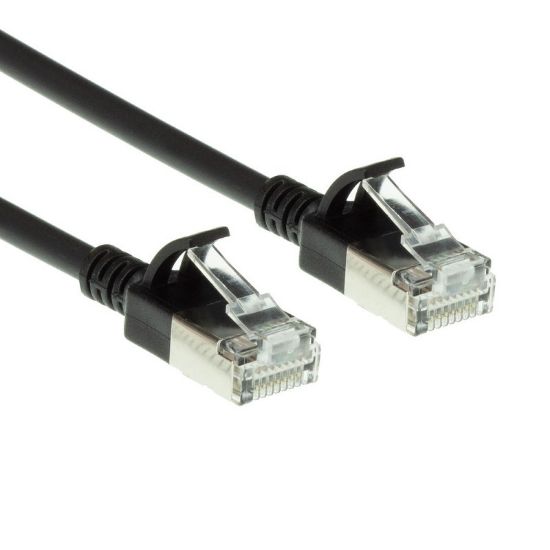 Εικόνα της U/FTP 1m Cat6a Μαυρο Slim LSZH