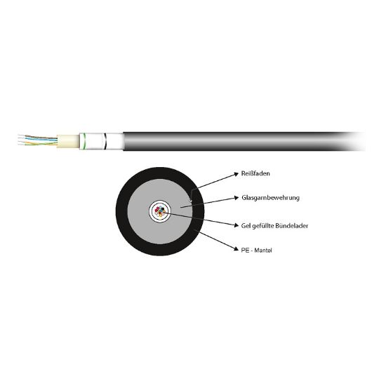 Εικόνα της F/O 4x outdoor cable 50/125µ OM4