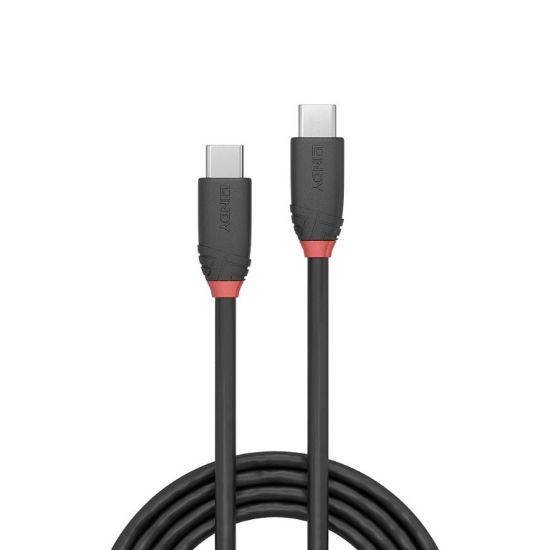 Εικόνα της USB CABLE Type-C male to USB Type-C male 1,5m Black Line (USB3.2Gen2x2)
