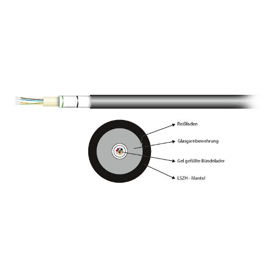 Εικόνα της F/O 24x singlemode OS2  universal cable G657.A1 LSZH