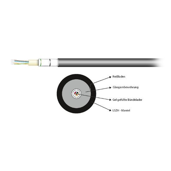 Εικόνα της F/O 8x 50/125 U-DQ(ZN)BH MM OM3 LSZH black