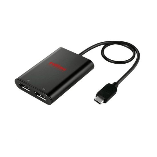 Εικόνα της ADAPTER TYPE-C  to 2xDisplayPort (MST- MultiStream) 4K 60Hz