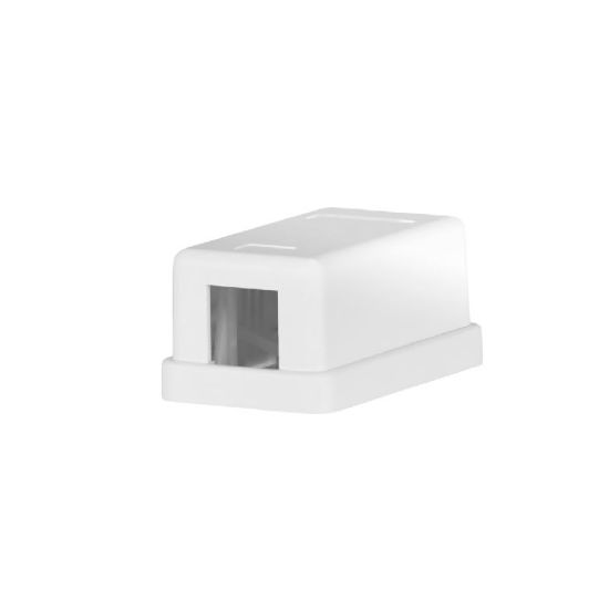 Εικόνα της ΠΡΙΖΑ ΑΥΤΟΚΟΛΛΗΤΗ ΕΠΙΤΟΙΧΙΑ 1*RJ45 W/O KEYSTONE