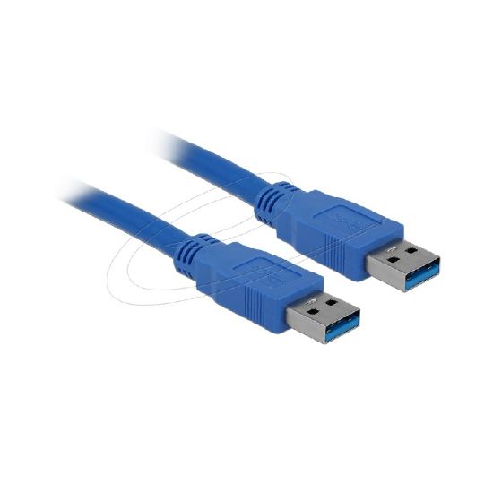 Εικόνα της USB cable type A-A V. 3.0 1.0m ΜΠΛΕ