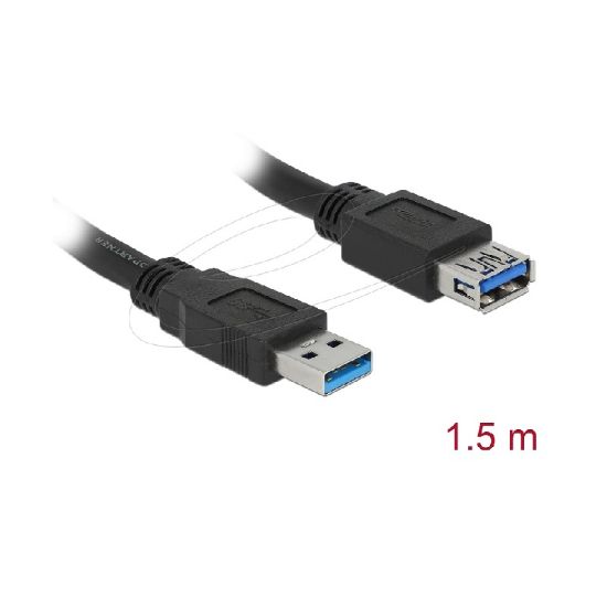 Εικόνα της USB cable type A-A M/F V. 3.0 1.5m