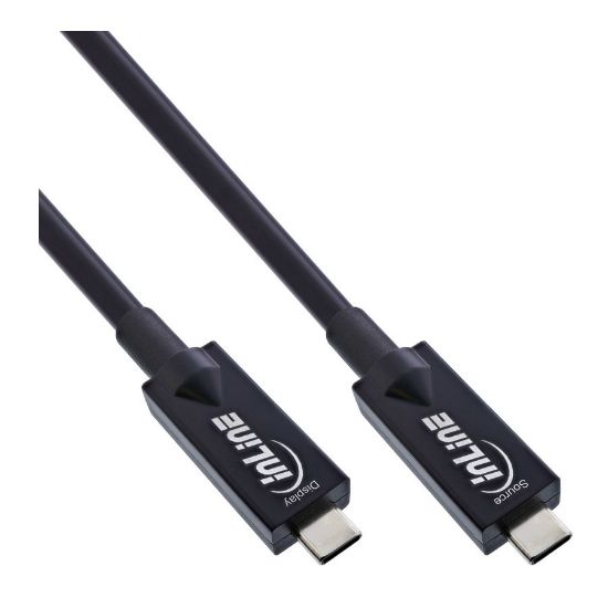 Εικόνα της USB CABLE Type-C male to USB Type-C male 10m ( AOC ) USB3.2Gen2 3840x2160@144Hz 60W