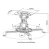 Εικόνα της ΒΑΣΗ ΟΡΟΦΗΣ ΓΙΑ PROJECTOR 15cm/13.5 kg
