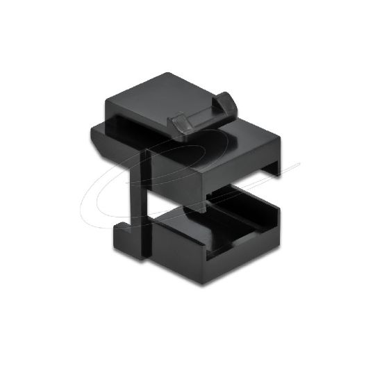 Εικόνα της Keystone frame black for fiber couplers (10 pieces)