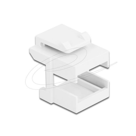 Εικόνα της Keystone frame white for fiber couplers (10 pieces)