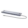 Εικόνα της DOCKING STATION TYPE-C to 2xHDMI (4K), DP(4K),3XUSB-A, USB-C, eth, CR, audio, PD(100W), Alu