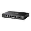 Εικόνα της SWITCH 5-Port Gigabit+ 1*Gigabit SFP+ Smart Managed  4Port PoE+  63W PoE Power Desktop Steel Case