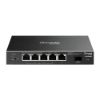 Εικόνα της SWITCH 5-Port Gigabit+ 1*Gigabit SFP+ Smart Managed  4Port PoE+  63W PoE Power Desktop Steel Case