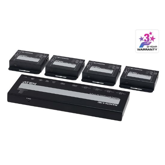 Εικόνα της SPLITTER HDMI 4K/30hz - Transmitter - 4 Receivers - POC -40m