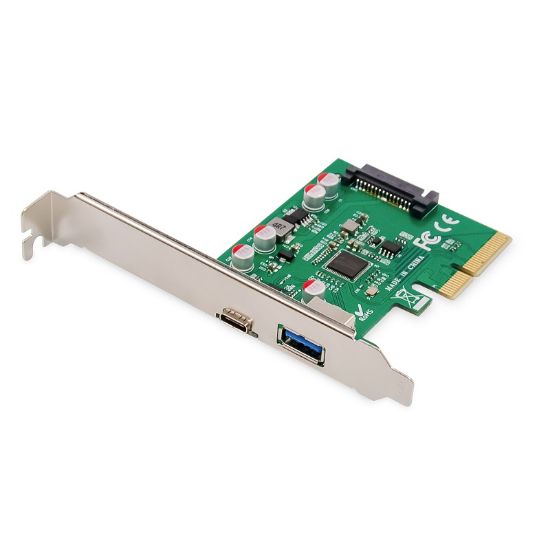 Εικόνα της PCI EXP x4 USB 3.1 1 PORT & USB Type-C 1 PORT (+Low Profile)