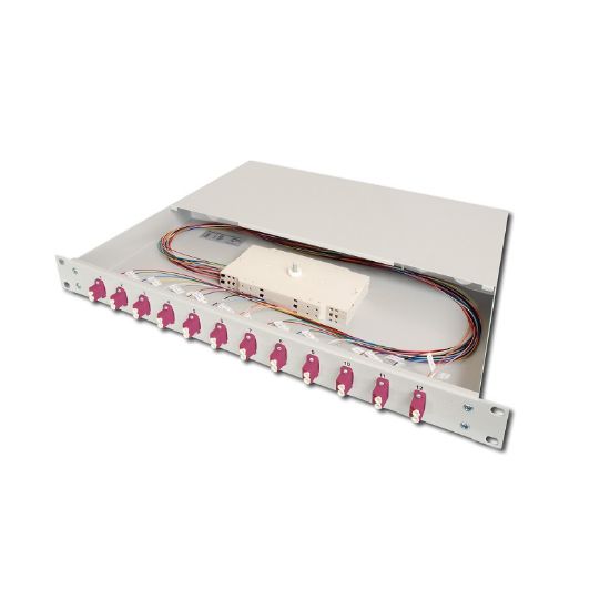 Εικόνα της SPLICE BOX ΜΕΤΑΛΛΙΚΟ 19' 12xLC OM4 complete