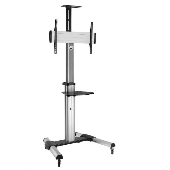 Εικόνα της ΒΑΣΗ ΤΡΟΧΗΛΑΤΗ ΟΘΟΝΗΣ 37"-70" up to 50 kg, silver