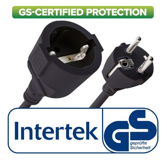 Εικόνα της ΜΠΑΛΑΝΤΕΖΑ SCHUKO 20m 16A/230V 3x1,5mm MAYΡΗ