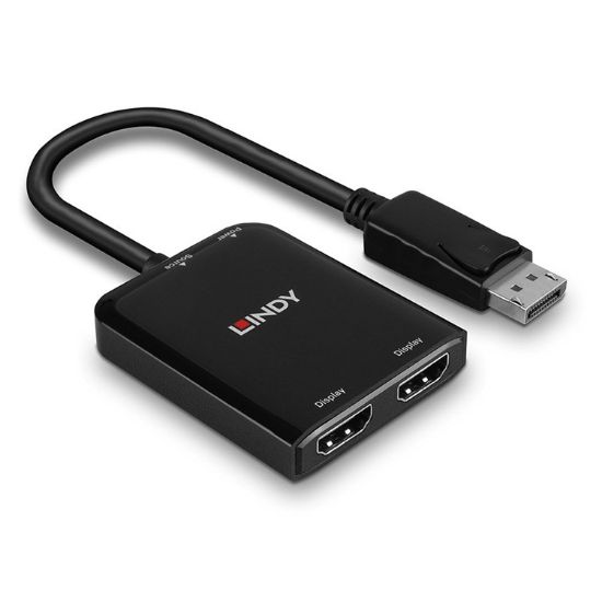 Εικόνα της SPLITTER DisplayPort 1.2 TO 2x HDMI 2.0 (MST-Expands or duplicates)