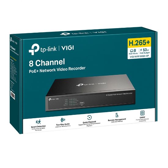 Εικόνα της 8 Channel PoE+ Network Video Recorder 53W
