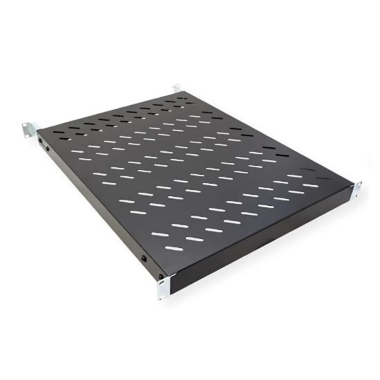 Εικόνα της Ραφι 1Uγια rack με βαθος 80cm 50Kgr L= 57,00cm+brackets RAL9005