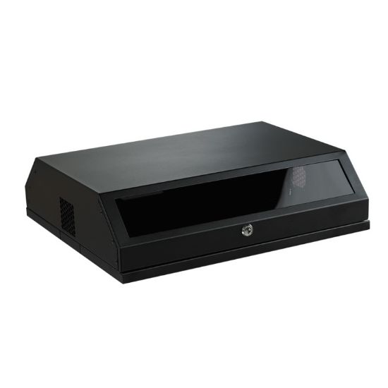 Εικόνα της Επίτοιχη καμπίνα SLIMLINE (3U Vertical + 2U Horizontal) RAL9005