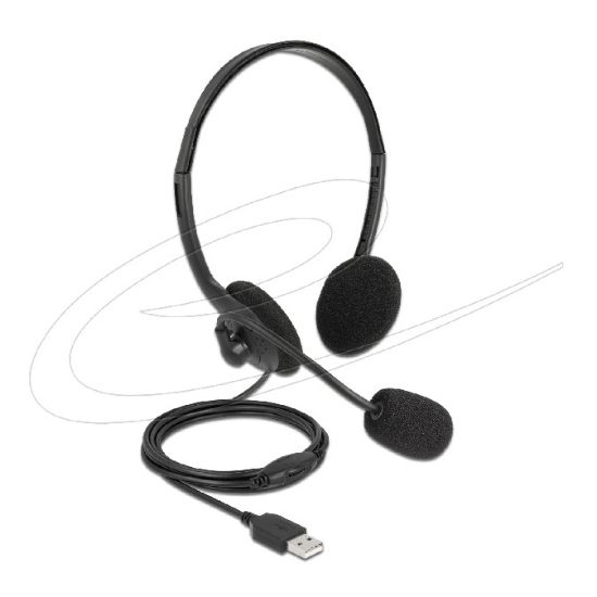 Εικόνα της Headset with Vol Cont USB Lightweight