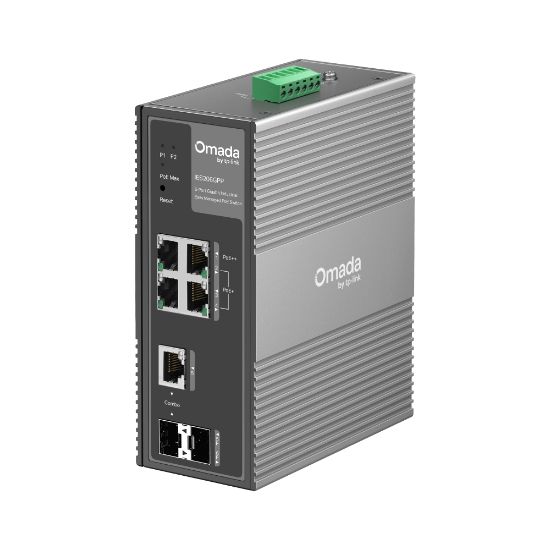 Εικόνα της SWITCH Omada 6-Port Gigabit Industrial Easy Managed  3-Port PoE+ and 1-Port PoE++ 120W